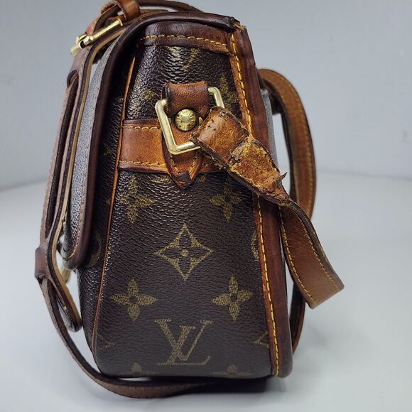 Louis Vuitton Sologne M42250 Monogram Shoulder Crossbody Bag France 2001 Vintage - Picture 4 of 16
